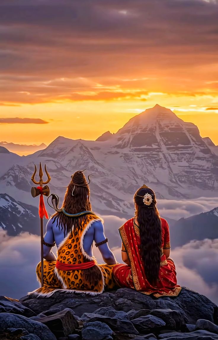 real shiv parvati picture