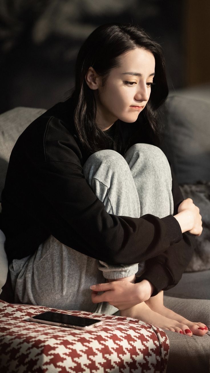 sad alone girl dp full hd