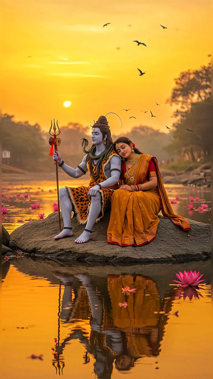 shiv parvati k hd images