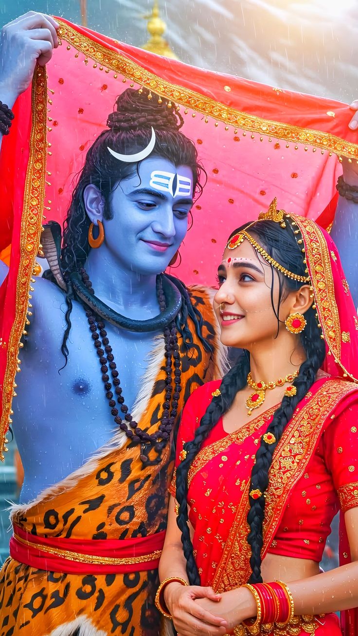 shiv parvati couple pic hd