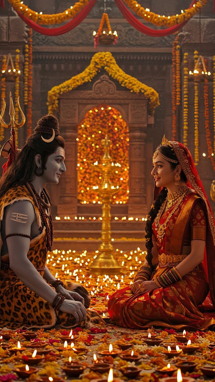 shiv parvati god wallpaper hd