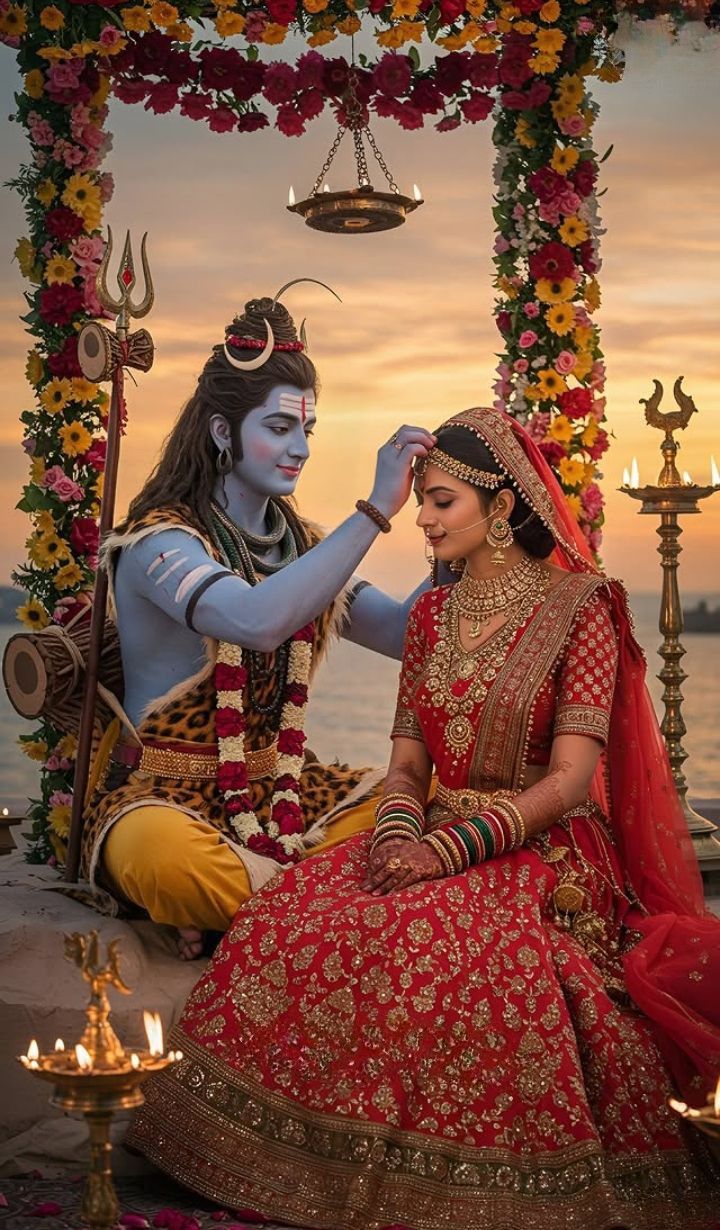 shiv parvati hd love wallpaper