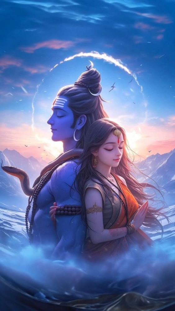 shiv parvati hd wallpaper for desktop