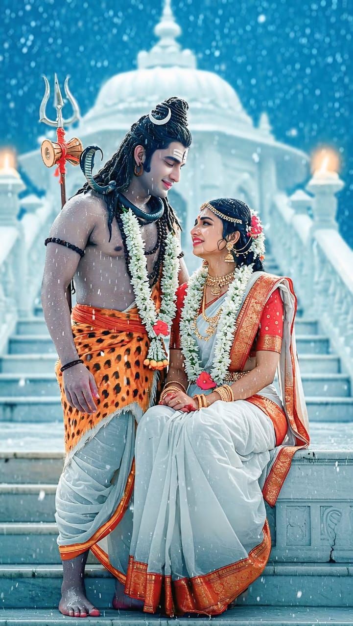 shiv parvati images love dp