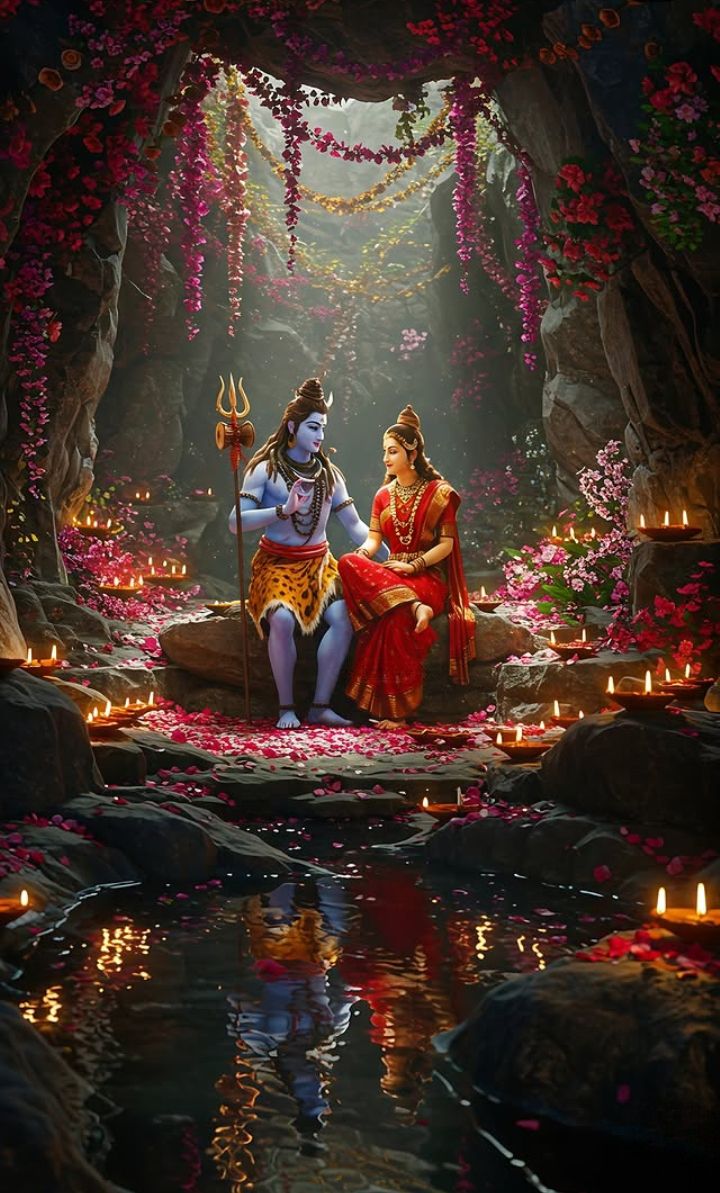 shiv parvati images love