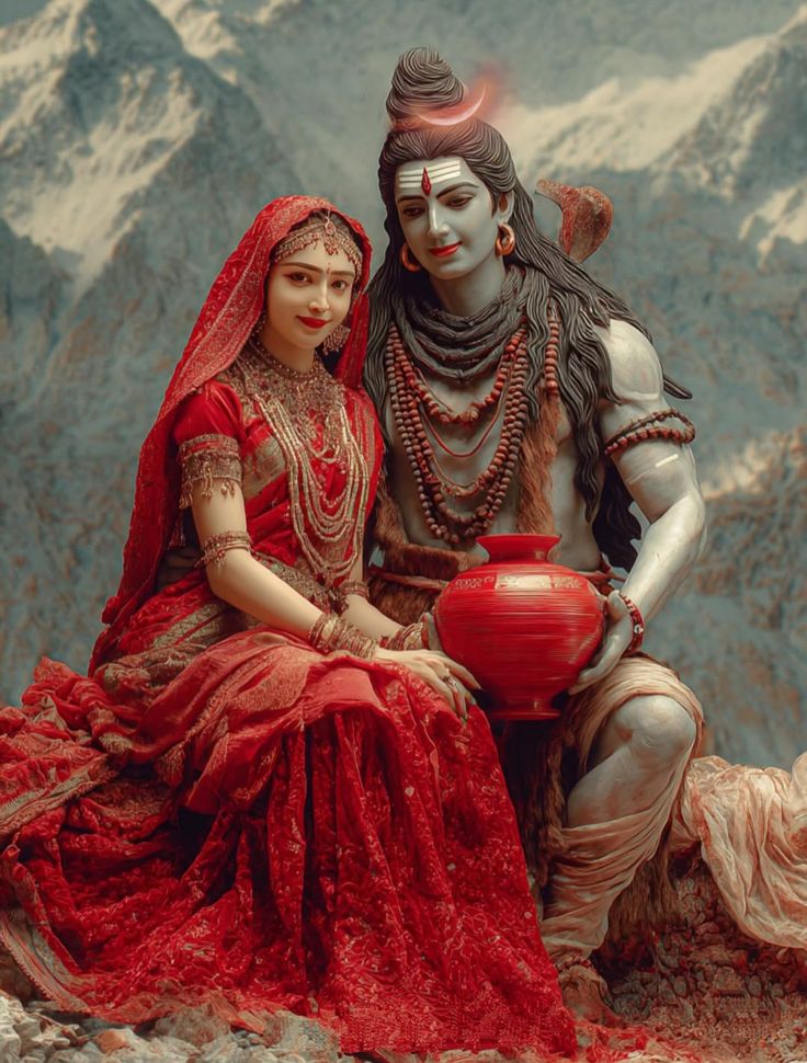 shiv parvati love hd wallpaper download