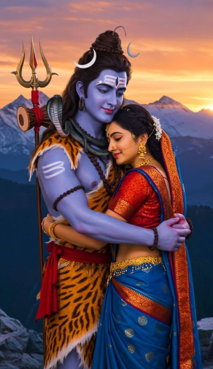 shiv parvati love images hd download