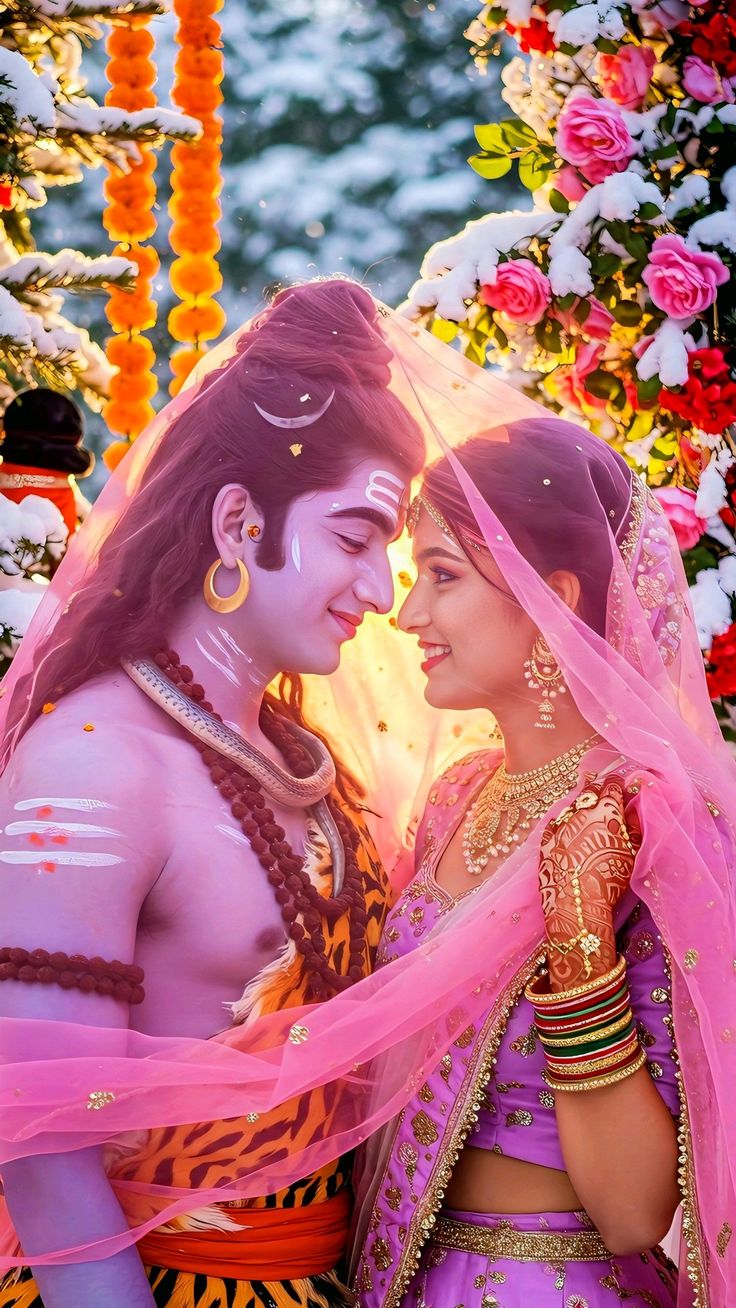 shiv parvati new hd images
