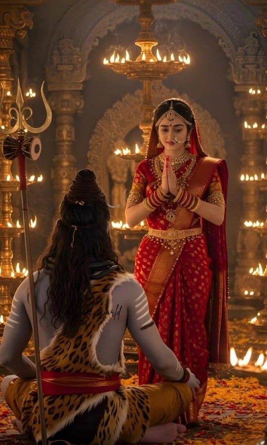 shiv parvati romantic hd images