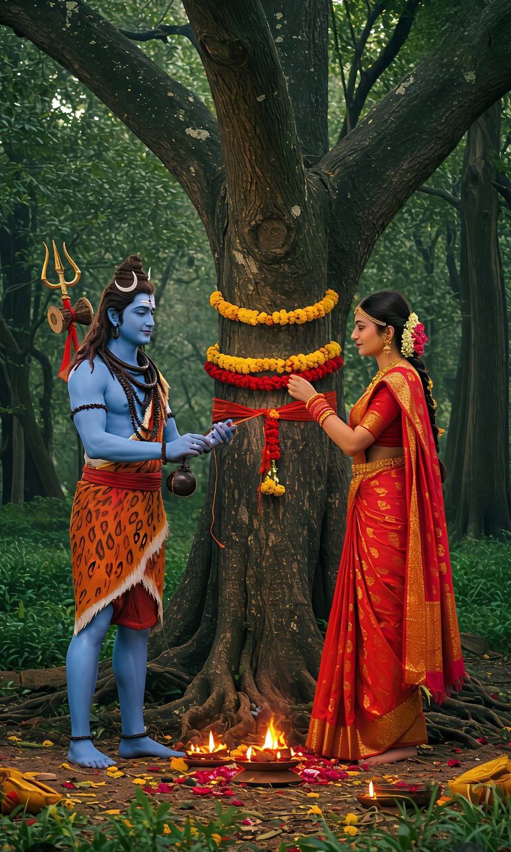 shiv parvati romantic images