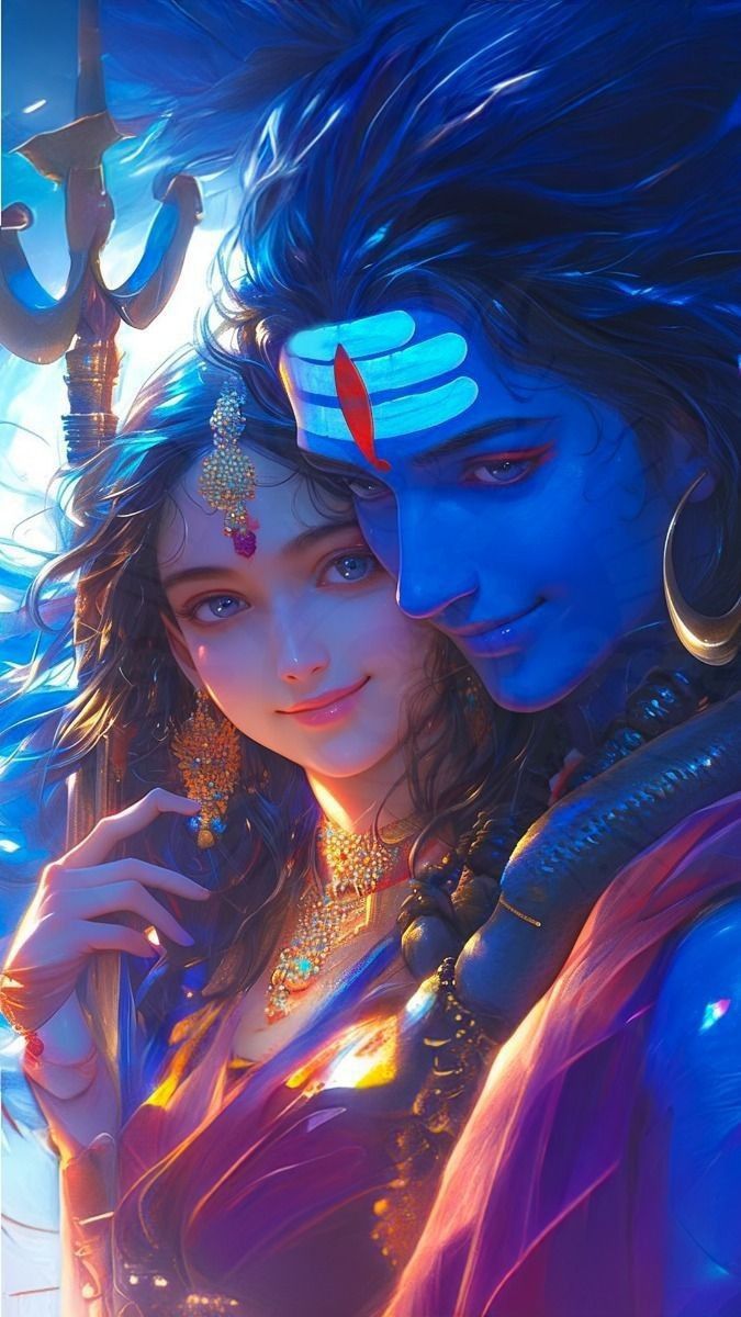 shiv parvati romantic love pic