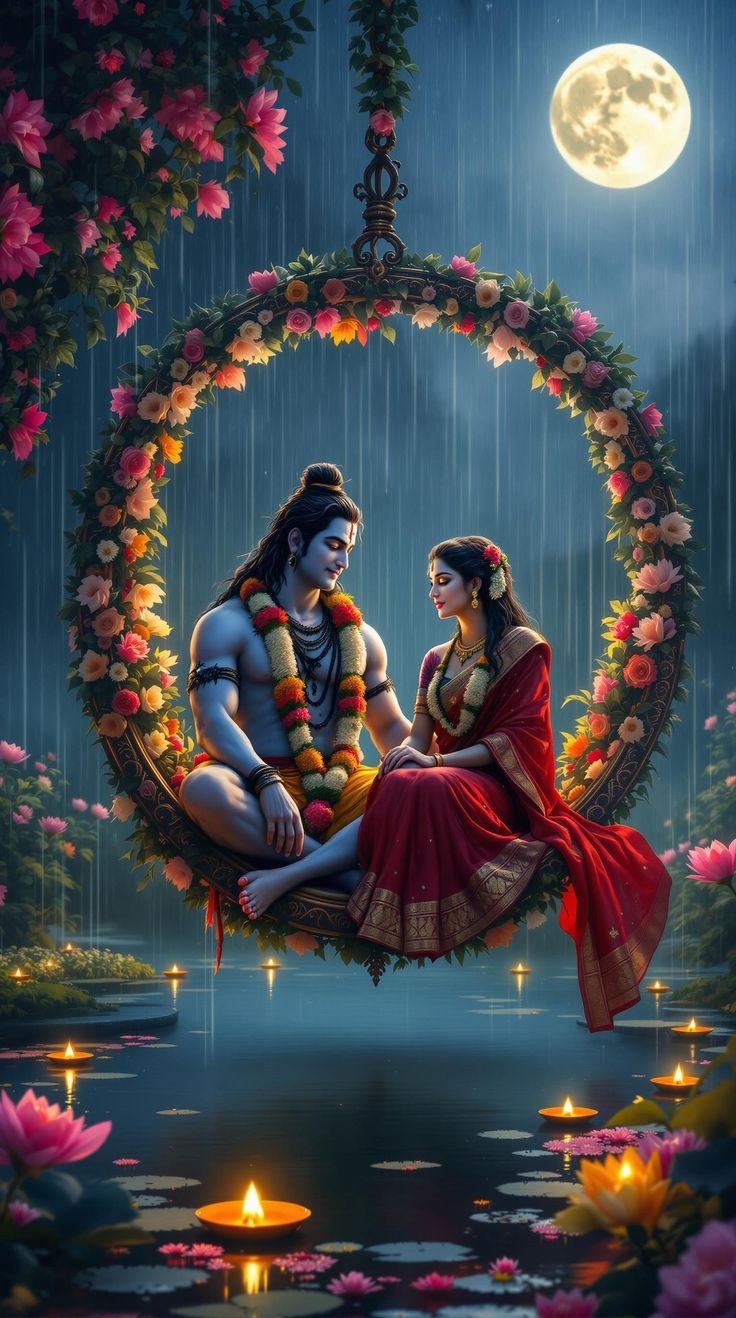 shiv parvati wallpaper download k