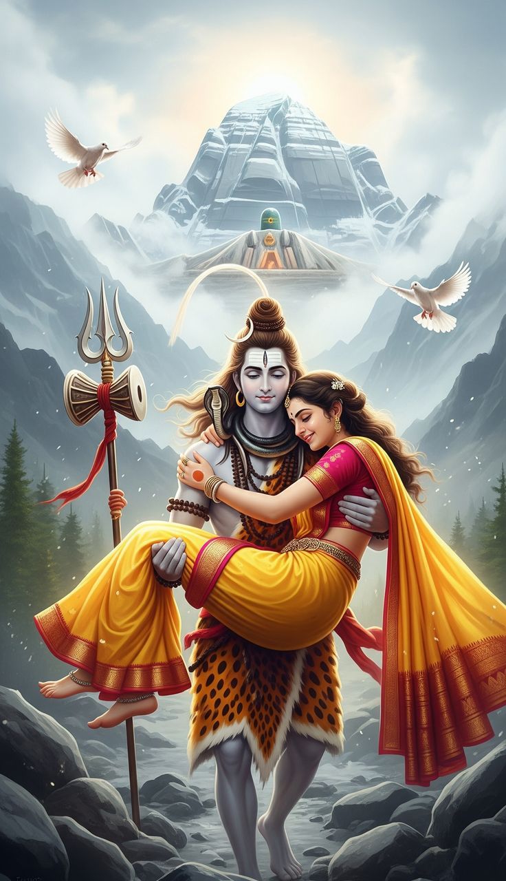 shiva parvati images hd