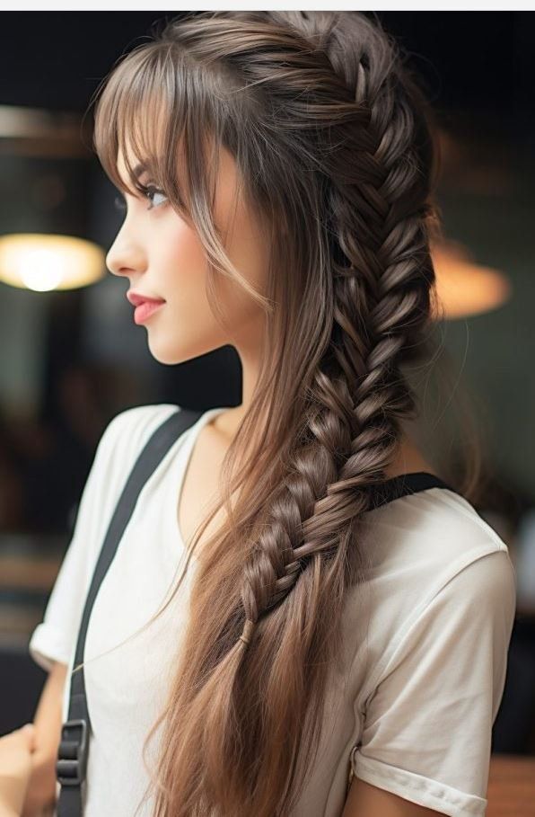 simple hairstyle girl photo