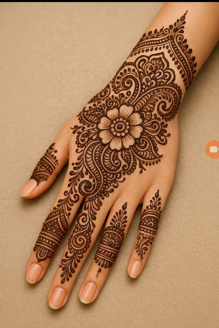 simple mehndi design