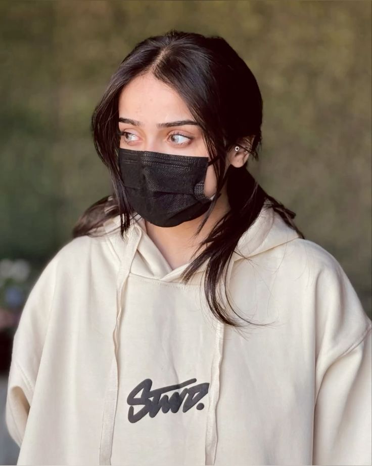 mask girl dp for facebook